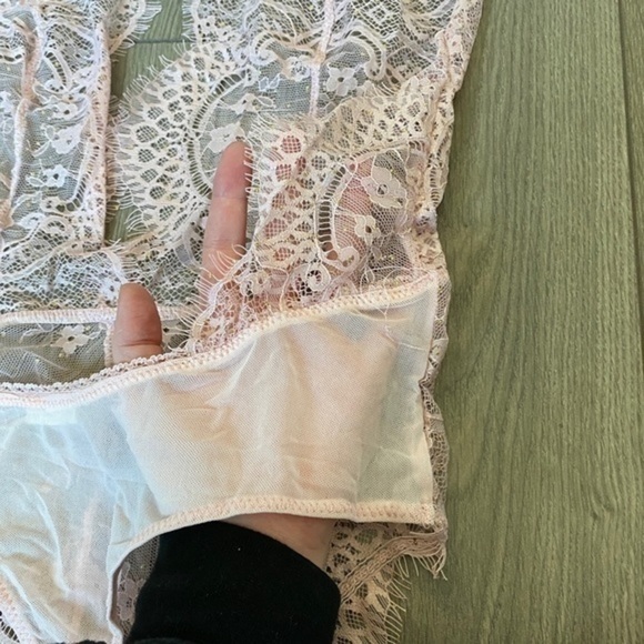 Free People Showoff Lace Bodysuit Ballet Combo Size Small - Picture 12 of 13